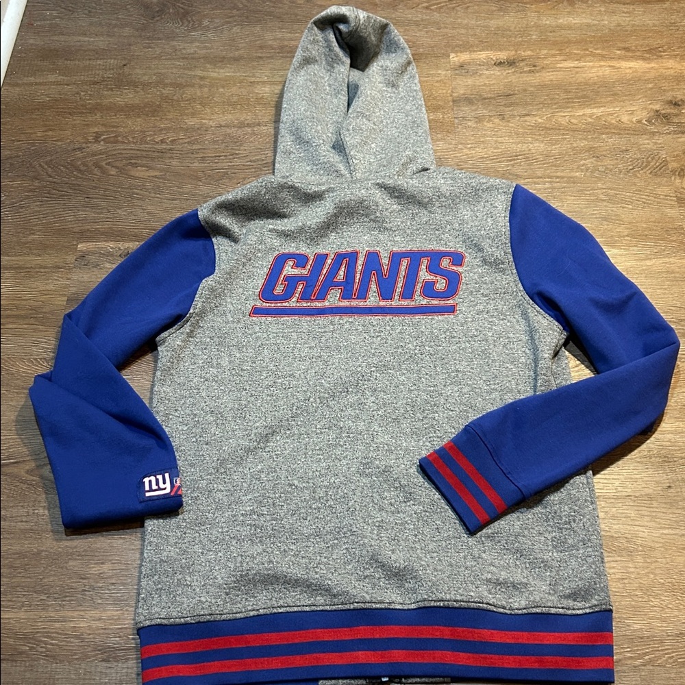 NFL New York Giants Team Apparel Full Zip Hoodie Jacket Men’s Small - Picture 6 of 7